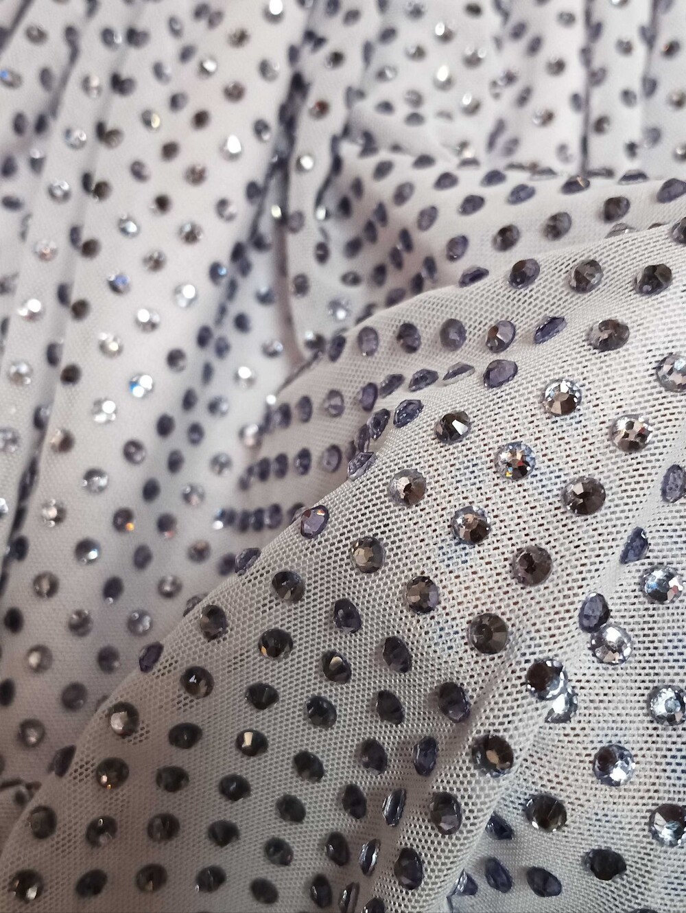 Self Portrait Lilac Rhinestone Midi Dress - Picture 7 of 13